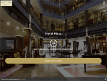 Tablet Screenshot of hotelplazaandorra.com